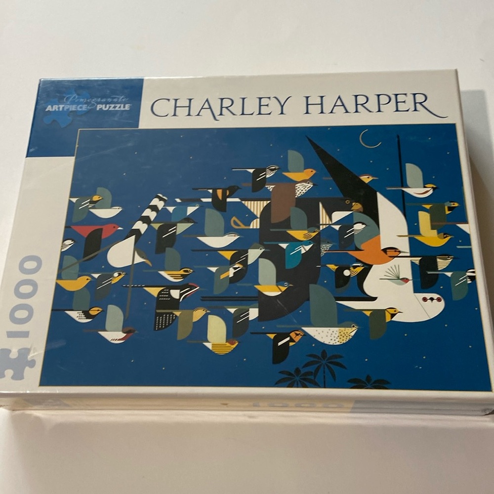 Charley Harper Mystery of the Missing Migrants, 1,000-piece Jigsaw Puzzle